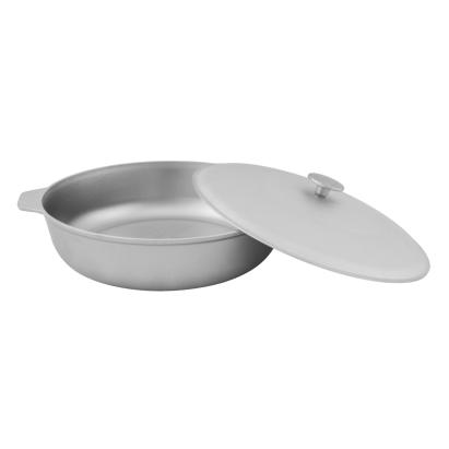 Tigaie din aluminiu alimentar cu capac ELEFANT, 32 cm (320x83 mm), grosime 3 mm