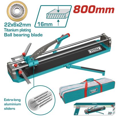 Aparat manual de tăiat gresie și faianță TOTAL 800 mm Industrial (max. 16 mm)