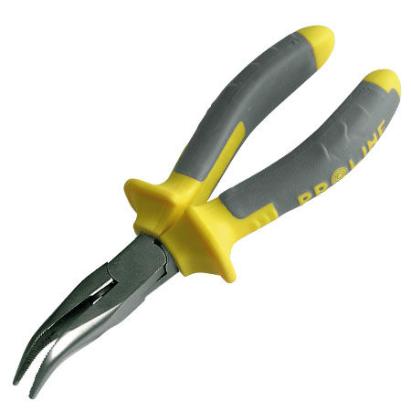 Patent cu cioc îndoit 160 mm Proline, mâner cauciucat antiderapant, oțel Cr-V