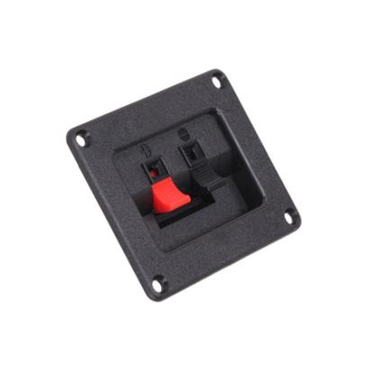 Conector boxă 2 contacte dreptunghiular pentru panou (spring clip)