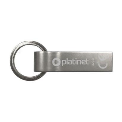 Stick USB Platinet K-Deppo 32GB USB 2.0, metalic, cu inel