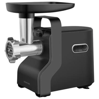 Mașină de tocat carne Sencor 700W, 1,7 kg/min, 3 site 3/5/7 mm + accesorii cârnați/kubbe & răzătoare