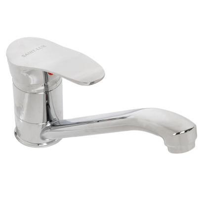 Baterie bucătărie monocomandă Sanit Lux DS-91012, pipa 23 cm, crom