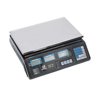 Cântar electronic 40 kg cu afișaj dublu, calcul preț și acumulator – Micul Fermier