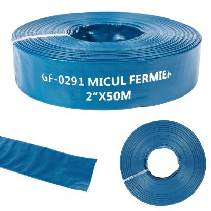 Furtun refulare apa plat PVC 2” x 50 m – Micul Fermier GF-0291