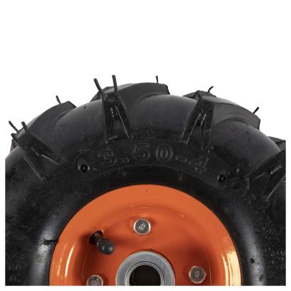 Roata completa Micul Fermier 3.50-4 – anvelopa cu janta pentru tractoras/motocultor