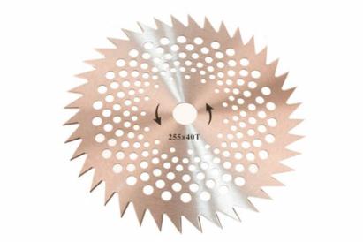 Disc motocoasă Micul Fermier 40T Ø255 mm (alezaj 25,4 mm) pentru iarbă și arbuști