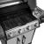 Grătar pe gaz Teesa Master Grill BBQ 5006, 5 arzătoare, 14 kW + arzător lateral 3 kW, inox