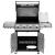 Grătar pe gaz Teesa Master Grill BBQ 5006, 5 arzătoare, 14 kW + arzător lateral 3 kW, inox