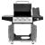 Grătar pe gaz Teesa Master Grill BBQ 5007 – 5 arzătoare (4+1 lateral), 15 kW, inox