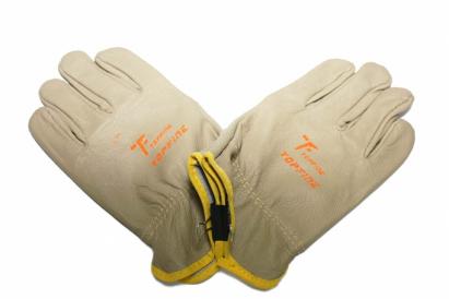 Mănuși de protecție din piele integrală cu elastic – Micul Fermier GF-0679 (set 12 bucăți)