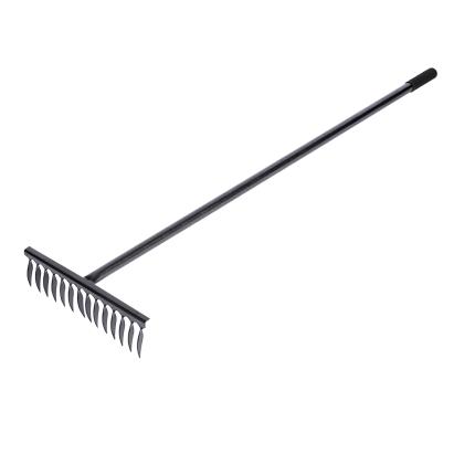 Grebla de gradina 14 dinti cu coada metalica – Micul Fermier GF-1008