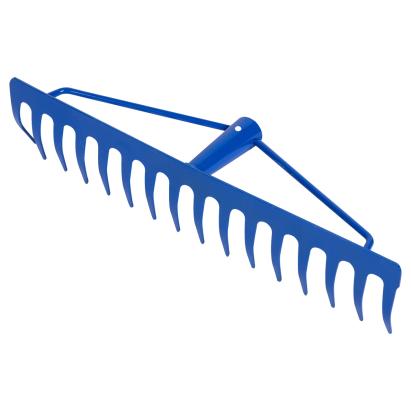 Grebla metalica 16 dinti cu intaritura pentru gradina, Micul Fermier GF-1009