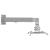 Suport de perete reglabil pentru proiector/retroproiector, 43–65 cm, max. 10 kg, gri