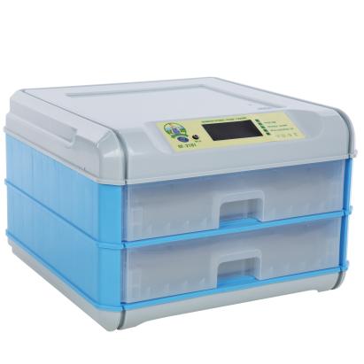 Incubator automat ouă Micul Fermier GF-2101, 128 ouă, 2 etaje, 220V/12V