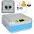 Incubator automat oua 64 buc Micul Fermier GF-2100, 220V/12V, intoarcere automata