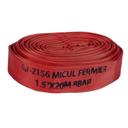 Furtun pompier refulare apa 1.5 inch, 20 m, 8 bar, rosu, fara capete – Micul Fermier GF-2156