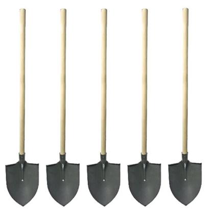 Set 5 harleti profi, cu coada lemn, 21.5x30.5 cm GartenVIP DiyLine