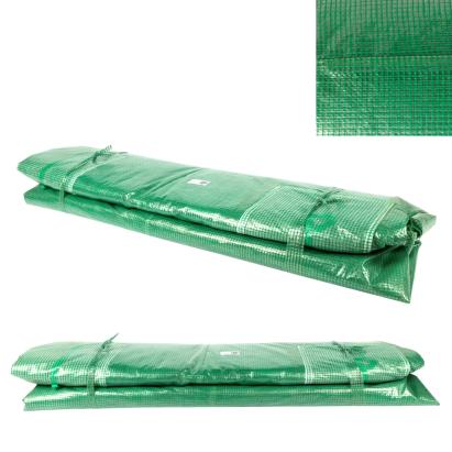 Prelată seră armată Micul Fermier 10x4x2.5 m, 140 g/mp, protecție UV4, 2 uși și 20 ferestre