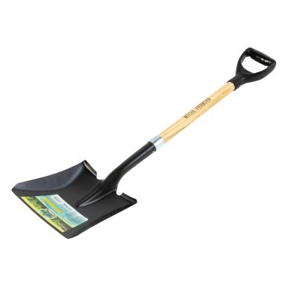 Lopată din oțel cu coadă din lemn 1050 mm, 282x238 mm, Micul Fermier
