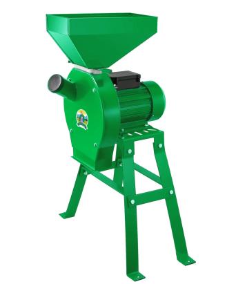 Moara electrica de cereale Micul Fermier 3.9 kW, 270 kg/h, cu suport metalic si sac colector