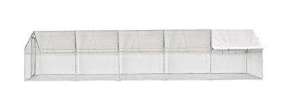 Tarc (cotet) pasari 3x10x2 m, otel galvanizat, acoperis impermeabil anti-UV – Micul Fermier