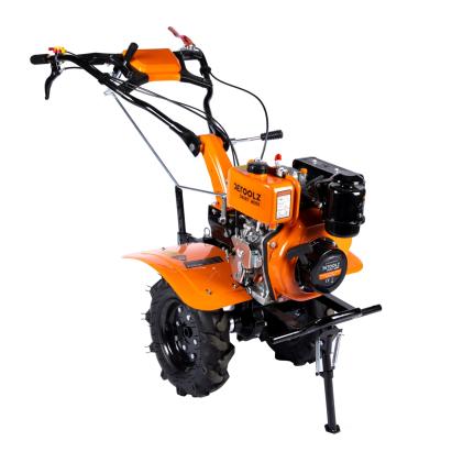 Motocultor diesel Detoolz 7 CP 280 cc 4T, 3 viteze (2+1), pornire manuala, cu roti 400-8