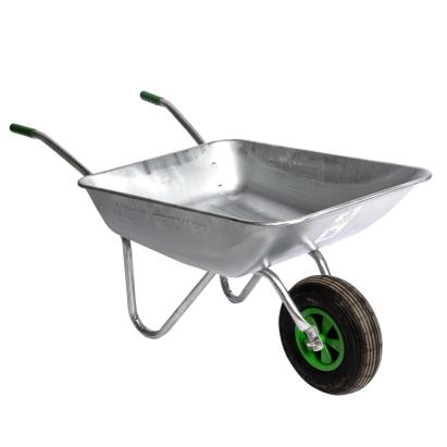 Roabă metalică Micul Fermier 80L cuvă oțel zincat, 100 kg (G01)