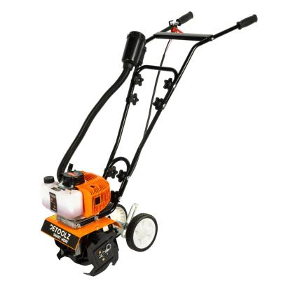 Motocultor Detoolz 3 CP, 52cc, benzină 2T, 1 viteză, pornire manuală (15 kg)