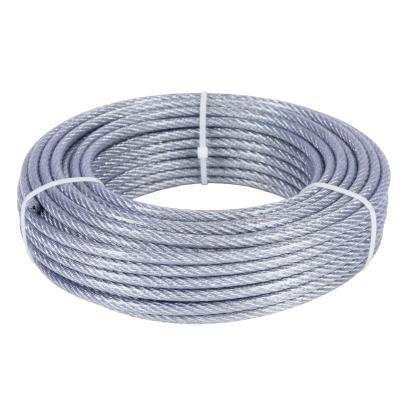 Cablu din oțel zincat plastifiat 4–5,5 mm, 25 m – Micul Fermier