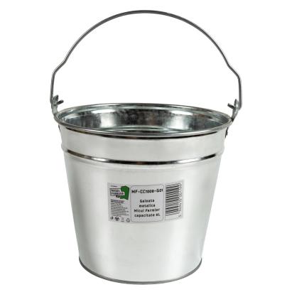 Găleată metalică 8L Micul Fermier G01, cu mâner rezistent
