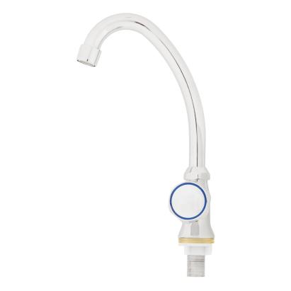 Baterie chiuvetă apă rece cu pipă înaltă, crom – Micul Fermier