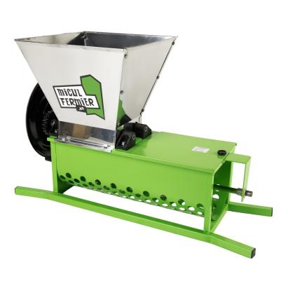 Zdrobitor struguri manual cu desciorchinator Micul Fermier, cuva 30L, productivitate 600 kg/h