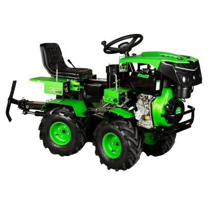 Mini tractor diesel Micul Fermier 17 CP, 530cc, 4x4, pornire electrică, PTO și sistem hidraulic (MF-MT1010-G01)