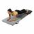 Saltea fitness pliabila 3 segmente, PVC si spuma EPE, 180x60x6 cm, negru si gri Household NewTrend