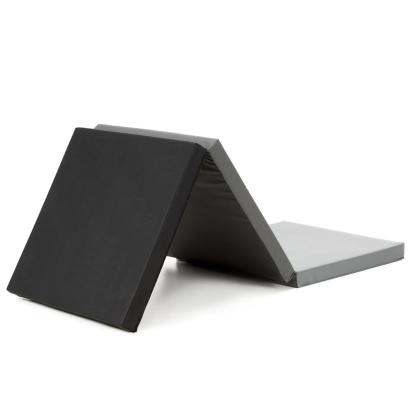 Saltea fitness pliabila 3 segmente, PVC si spuma EPE, 180x60x6 cm, negru si gri Household NewTrend