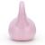 Kettlebell 10 kg, bitum cu invelis rezistent ABS, 25x27 cm, roz Household NewTrend
