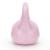 Kettlebell 8 kg, bitum cu invelis rezistent ABS, 23x24 cm, roz Household NewTrend