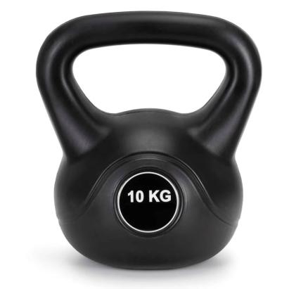 Kettlebell 10 kg, bitum cu invelis rezistent ABS, 25x27 cm, negru Household NewTrend