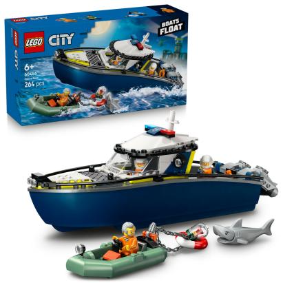 LEGO Urmarire cu barca de politie Quality Brand