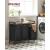 VASAGLE Cos de rufe, 3 compartimente, saci de rufe detasabili, raft, cadru metalic, 3x38L, 93x33x72 cm, maro vintage si negru Household NewTrend
