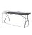 Masa dreptunghiulara pliabila multifunctionala, 1.8 m x 0.75 m x 0.75 m, neagra Household NewTrend