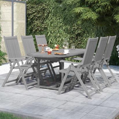 Set mobilier de grădină, 7 piese, lemn masiv de acacia GartenMobel Dekor