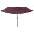 Umbrelă de soare de grădină cu LED-uri, roșu bordo, 400 cm GartenMobel Dekor