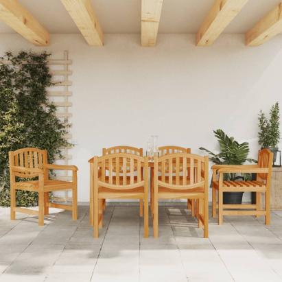 Set mobilier de grădină, 7 piese, lemn masiv de tec GartenMobel Dekor