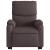 Fotoliu electric masaj rabatabil cu ridicare maro închis textil GartenMobel Dekor