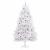Brad de Crăciun artificial Alb 138 x 138 x 300 cm PVC și Metal GartenMobel Dekor