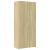 Dulap de depozitare stejar sonoma 80x42,5x225 cm lemn prelucrat GartenMobel Dekor
