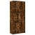 Dulap depozitare stejar fumuriu 80x42,5x225 cm lemn prelucrat GartenMobel Dekor