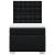 Pat box spring cu saltea, negru, 80x200 cm, textil GartenMobel Dekor